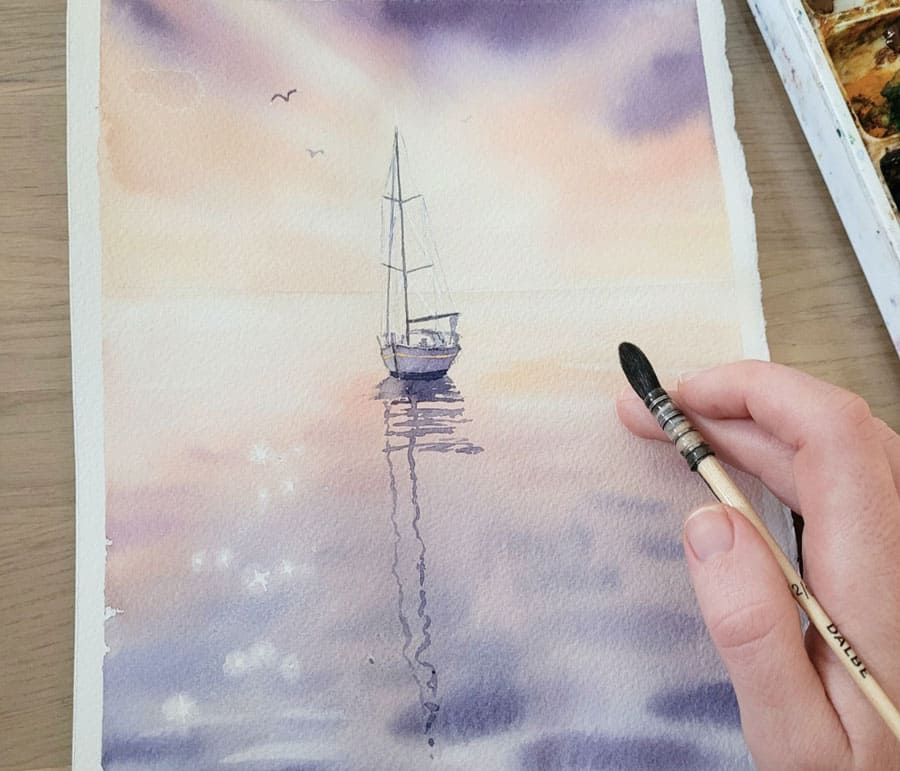 cours d’aquarelle pour débutant en ligne