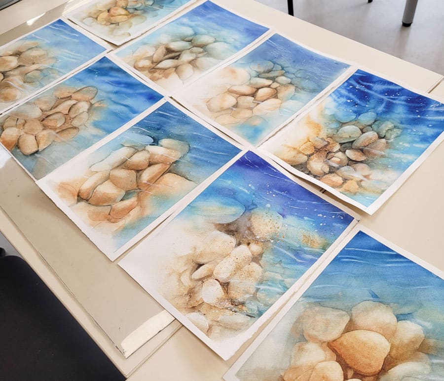 cours d’aquarelle pour débutant à Rennes