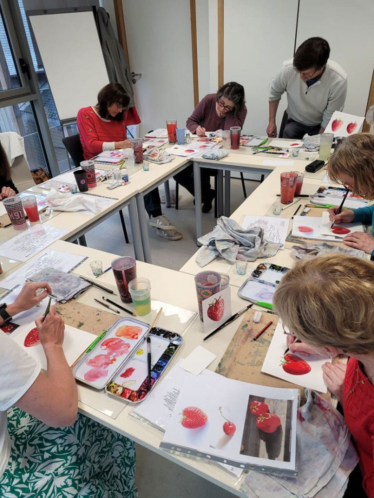 Cours d’aquarelle à Rennes