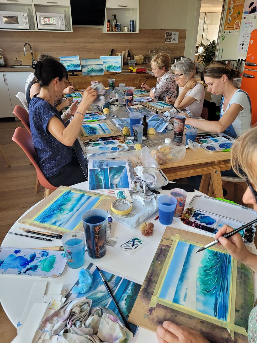 Cours d’aquarelle à Rennes