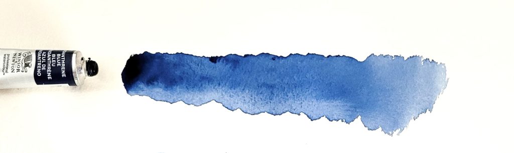 bleu pour l’aquarelle