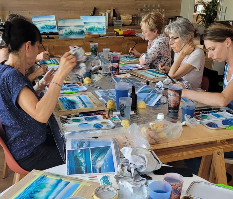 Cours d’aquarelle à Rennes