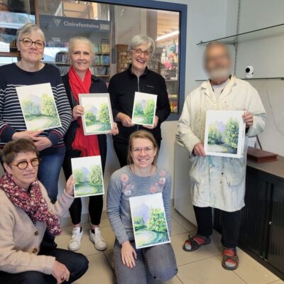 Prochains ateliers d’aquarelle à Vitré